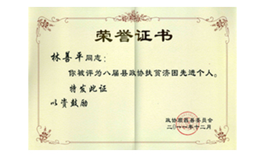 盡心盡力謀發(fā)展 盡職盡責(zé)為和諧--記縣政協(xié)常委、虹潤(rùn)公司董事長(zhǎng)林善平
